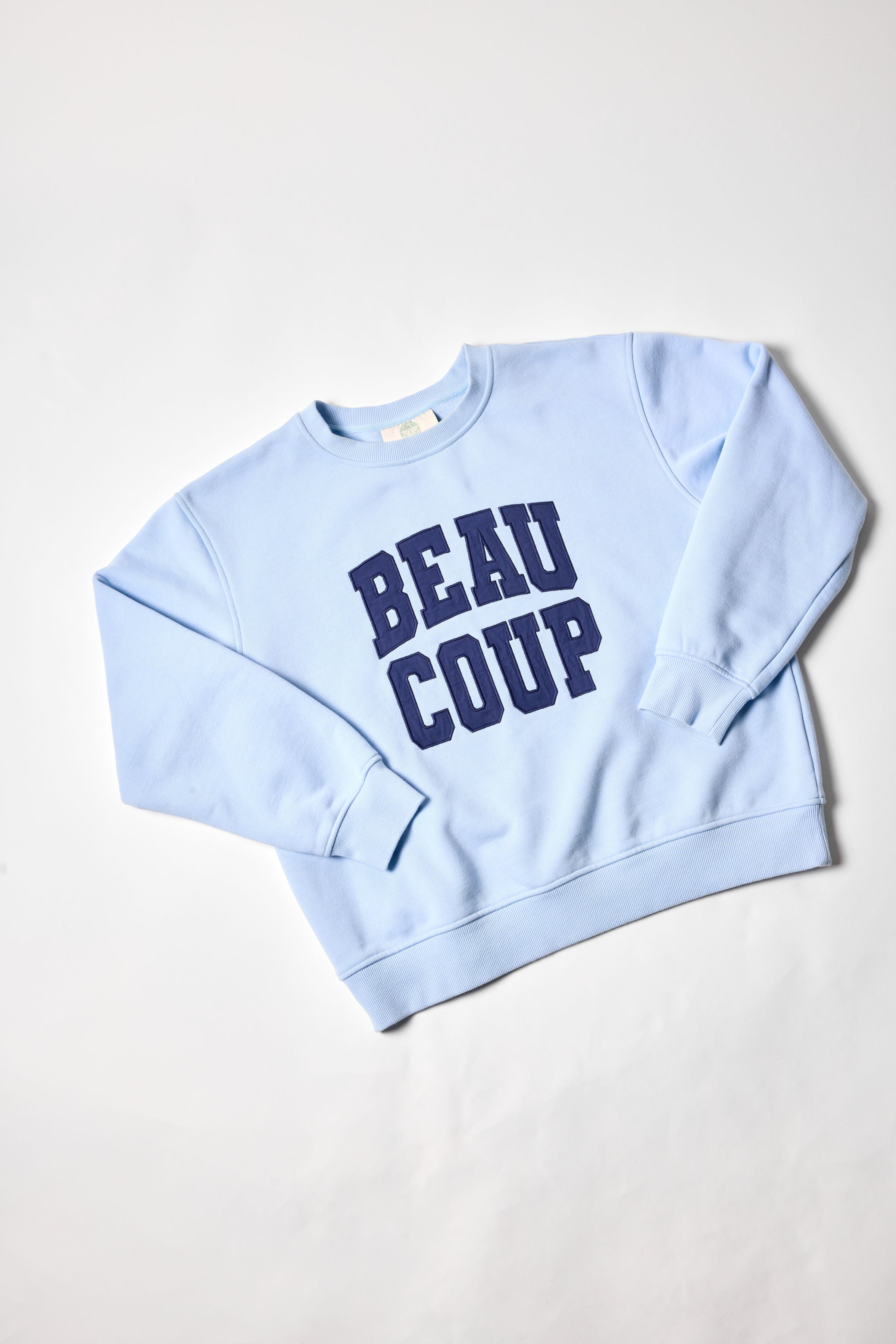 Kids Crew Sweatshirt in Blue