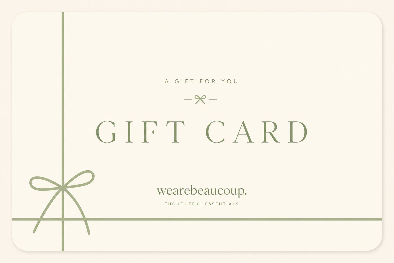 Beaucoup Gift Card