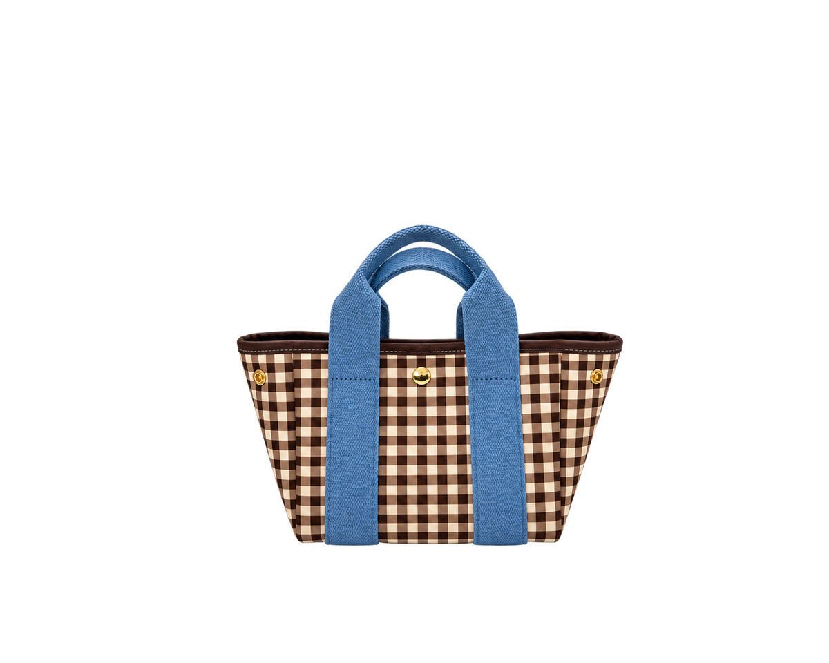 Gingham Hive Mini (Blue Strap)