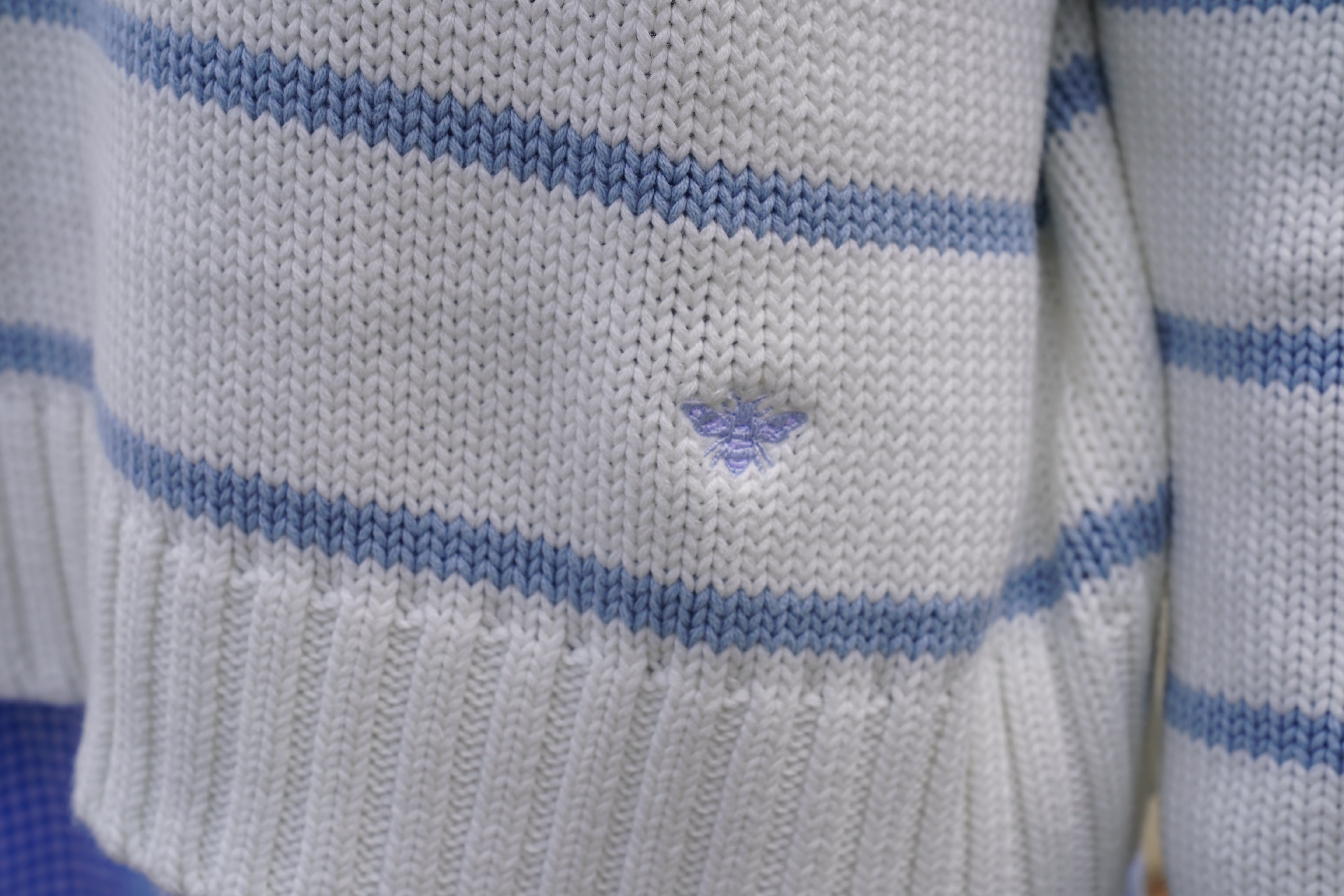 Beaucoup Crewneck Striped Sweater